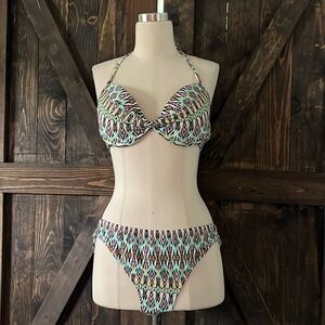 Aeropostal bikini halter colorful
